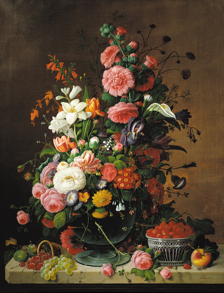 Still Life of Flowers and Fruit
